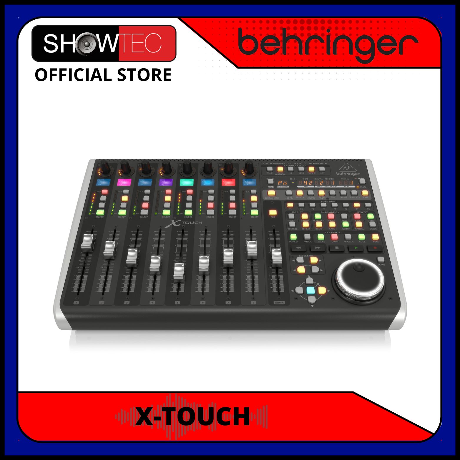 Behringer XTOUCH Universal Control Surface with 9 TouchSensitive