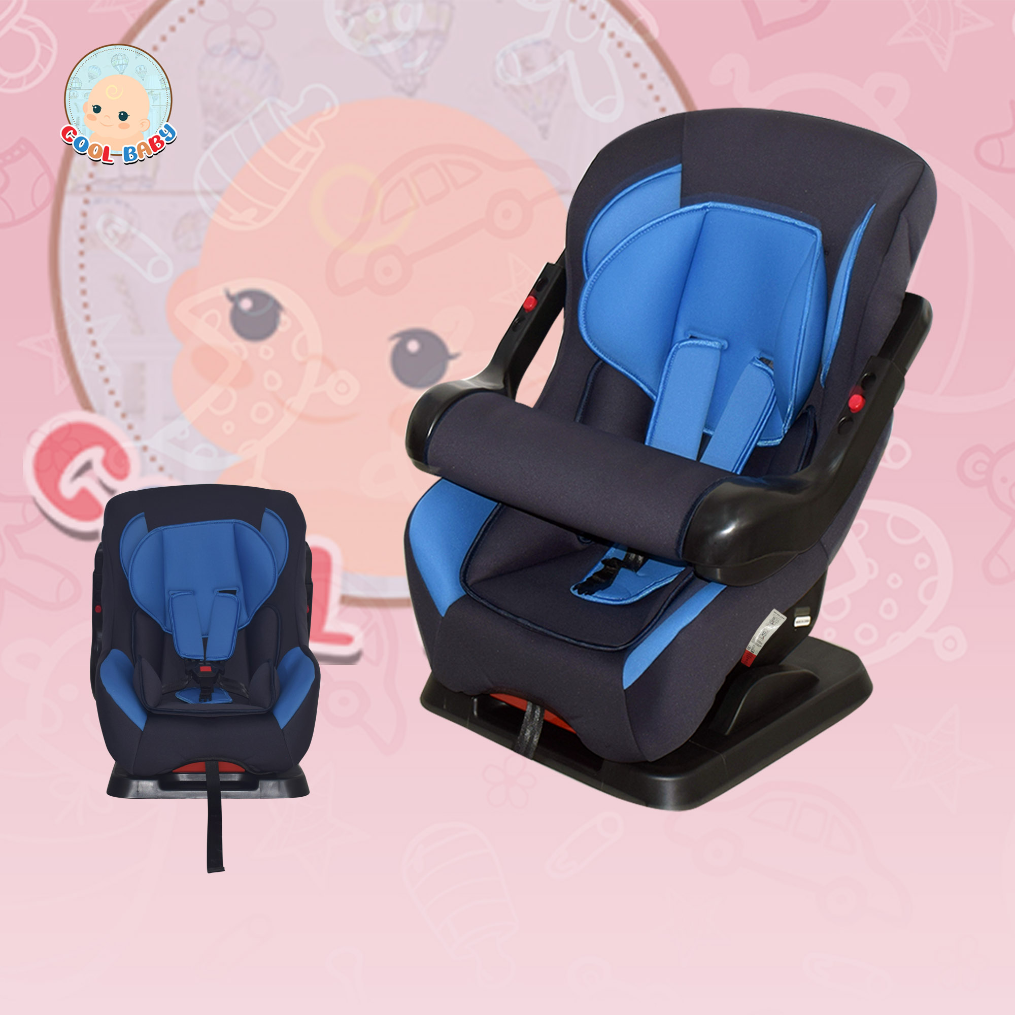 Cool Baby 1st Step Car Seat With 5 Point Safety Harness And Adjustable