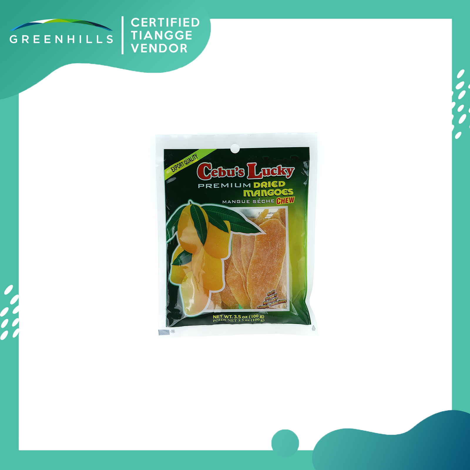 Cebu Lucky Dried Mangoes 100g Lazada PH