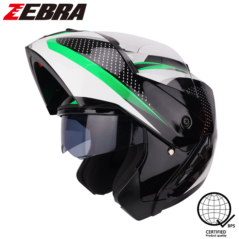 Zebra Modular Helmet Original Motorcycles Full Face Helmet ICC/ECE/DOT