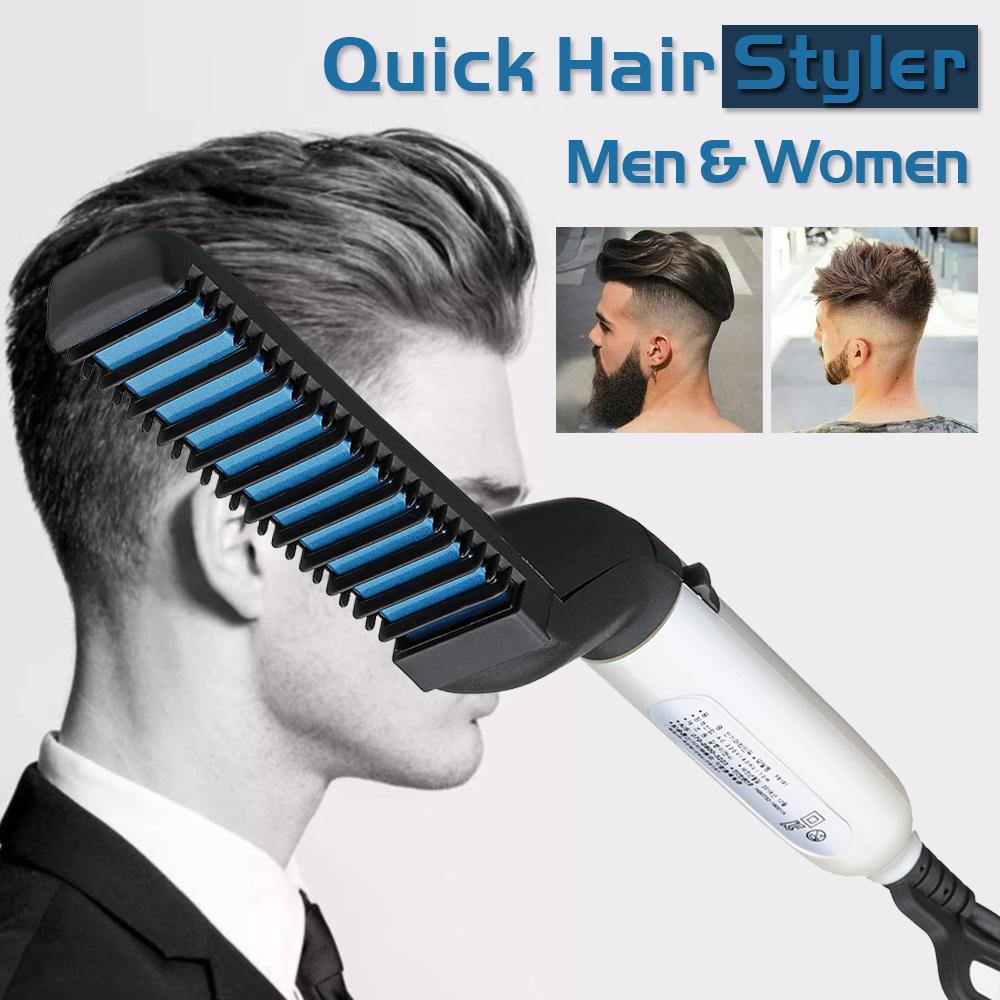 Acb Hair Curling Iron M Styler Men S All In One Ceramic Hair Styling Iron Comb For Men Eu Plug Lazada Ph