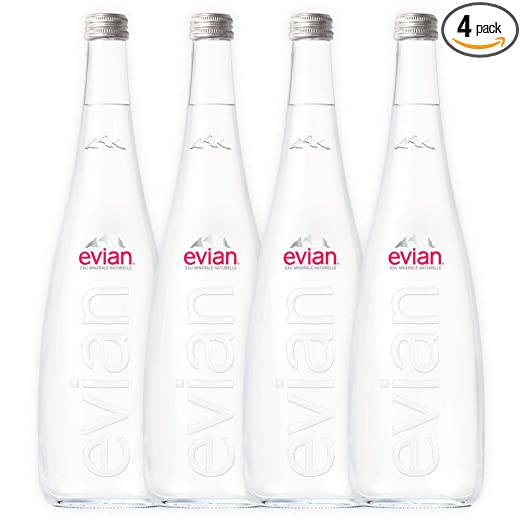 (Reilian) Evian Natural Mineral Water Bottle, 12 x 750 ml Lazada PH