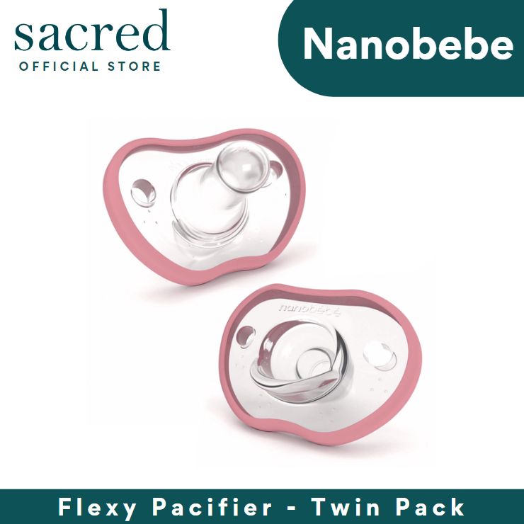 Nanobebe Flexy Pacifier Twin Pack Bpa Free Pacifier For Babies