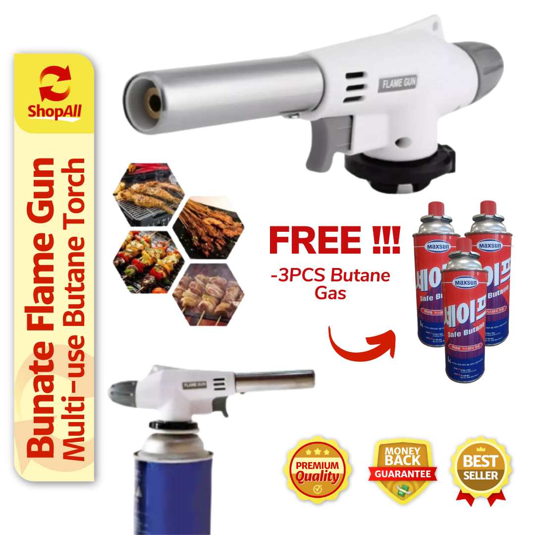 Kitchen Blow Torch Gas Flame Adjustable, Butane Culinary For Home And