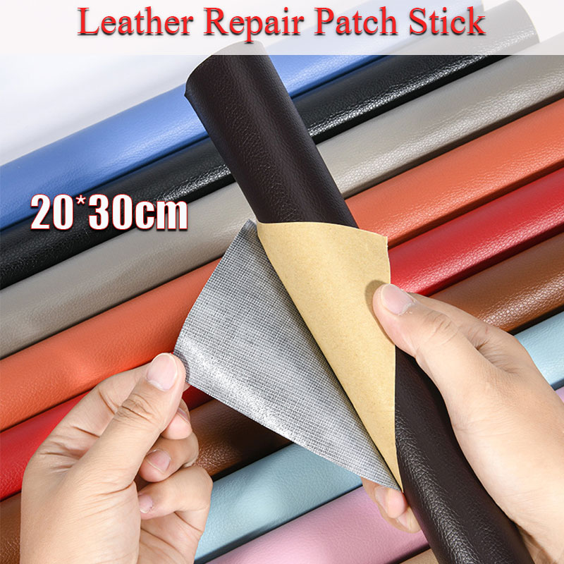 20*30cm Self Adhesive Car Leather Repair Patch Stick-on No Ironing