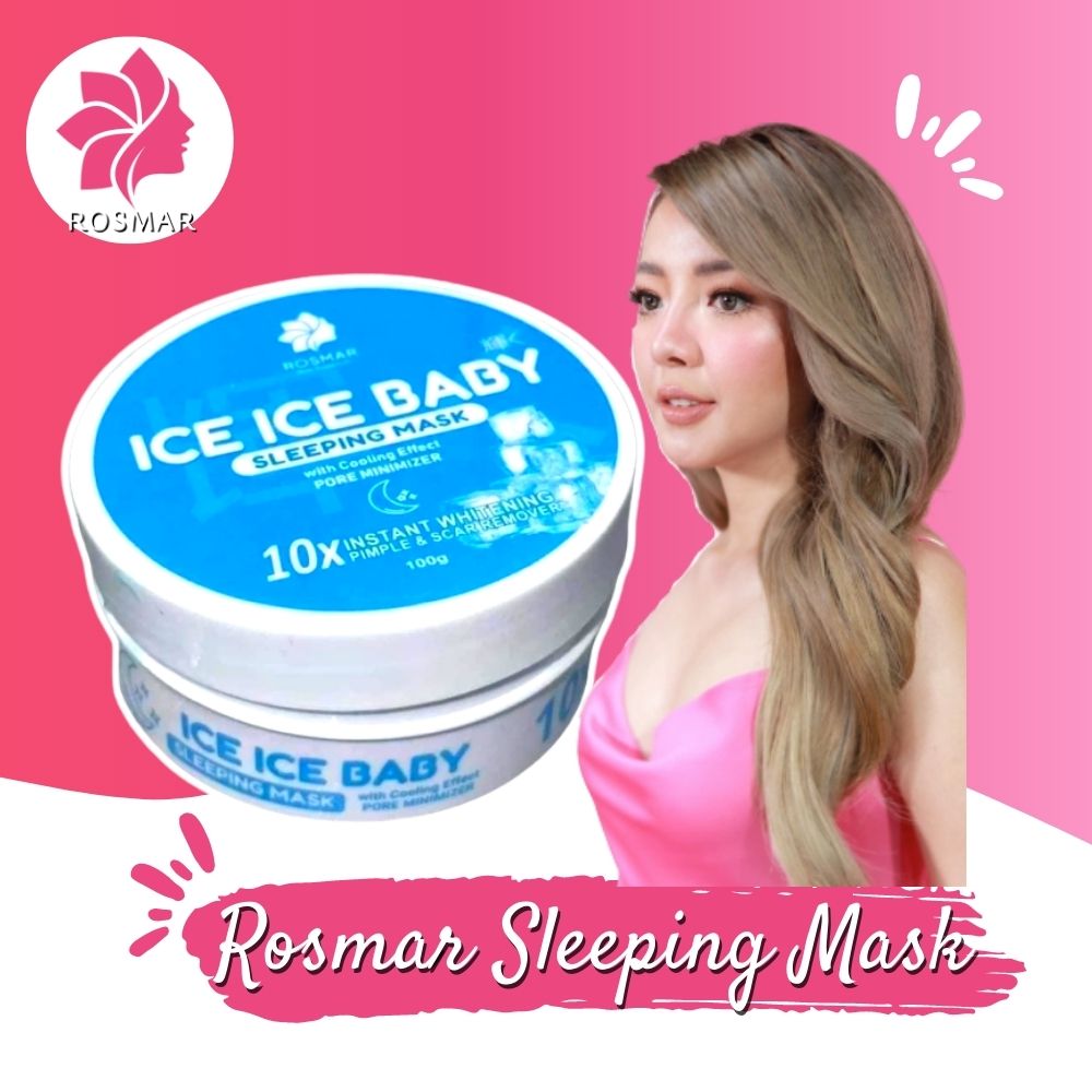 Rosmar Kagayaku Ice Ice Sleeping Mask with Cooling Effect Moisturizer