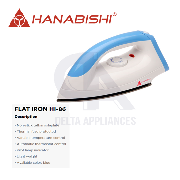 hanabishi flat iron price list