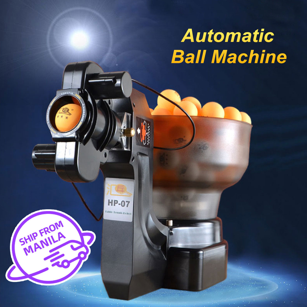 HP-07 Ping Pong/Table Tennis Robot Automatic Ball Machine expert best seller ! 