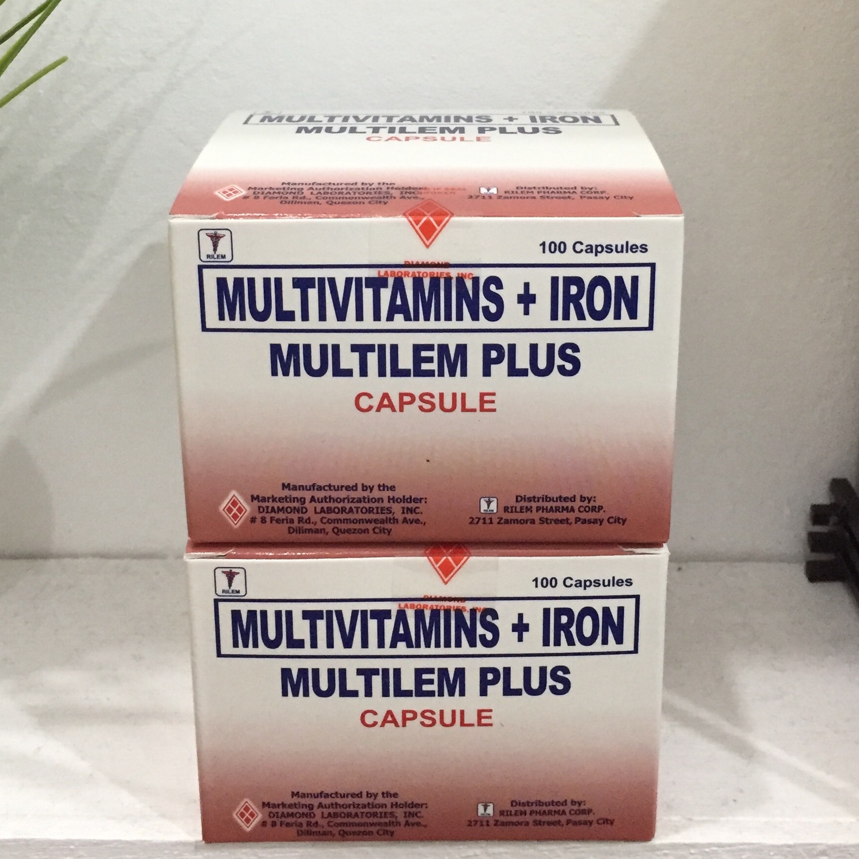 Multivitamins + Iron Multilem Capsule (100 Capsules) Lazada PH