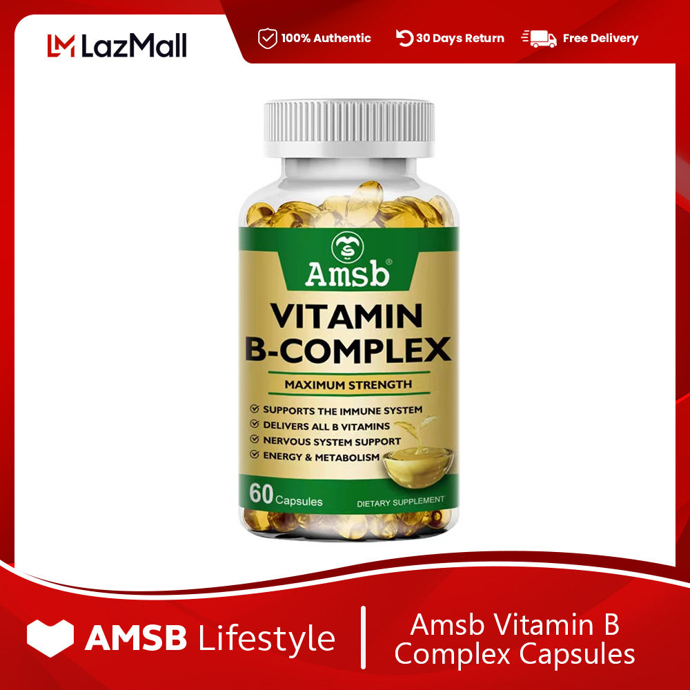 Amsb Vitamin Capsules (B1, B2, B3, B5, B6, B7, B9, B12, Folic