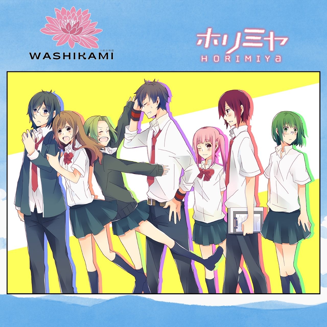 horimiya-a4-official-anime-posters-laminated-poster-sticker-poster