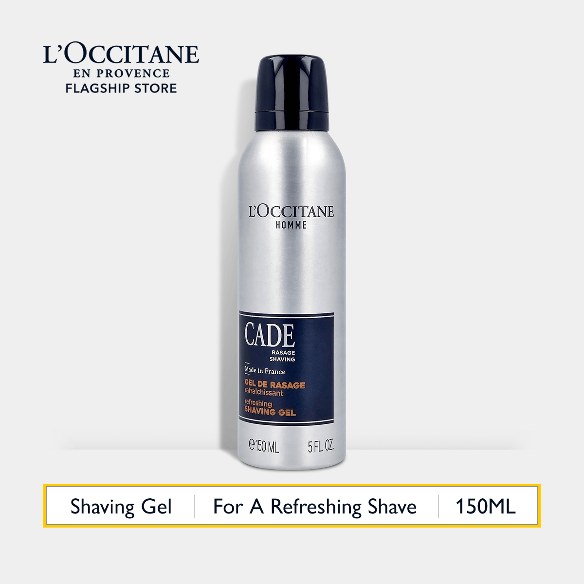 L'Occitane Cade Shave Gel 150mL [Refreshing & Protecting]