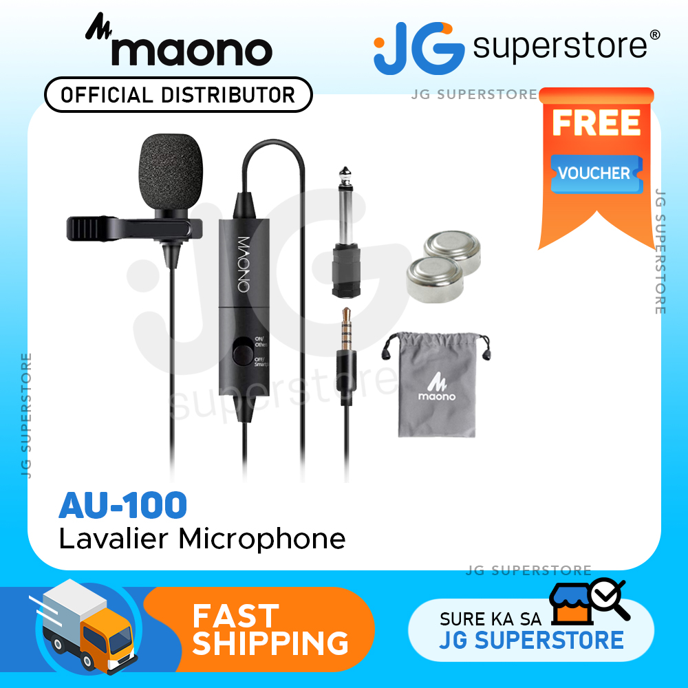 Maono AU-100 AU100 Multipurpose Lavalier Microphone Hands Free