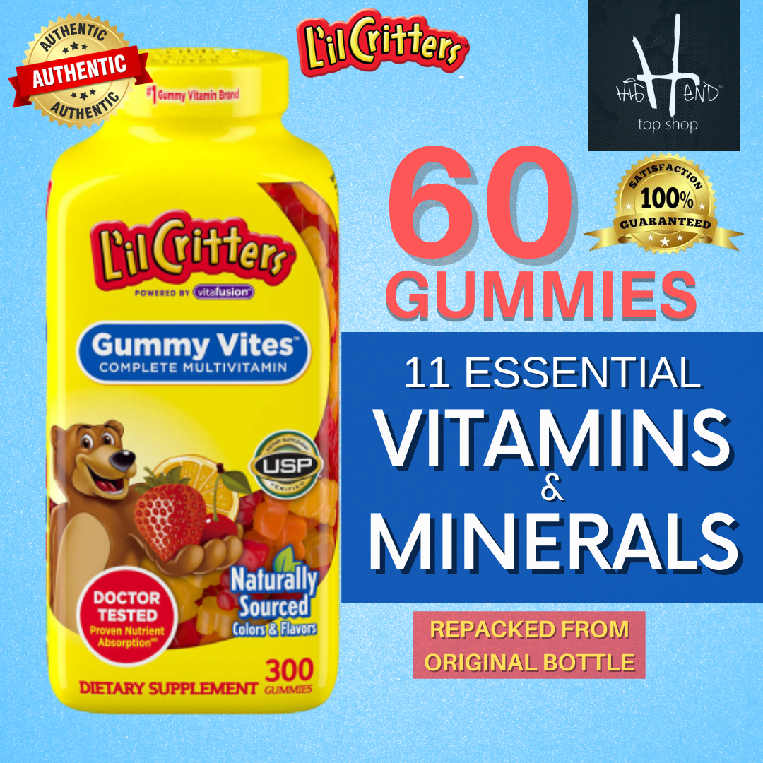 60 Gummies Lil Critters Gummy Vites Complete Kids Gummy Multivitamins Authentic Lazada Ph