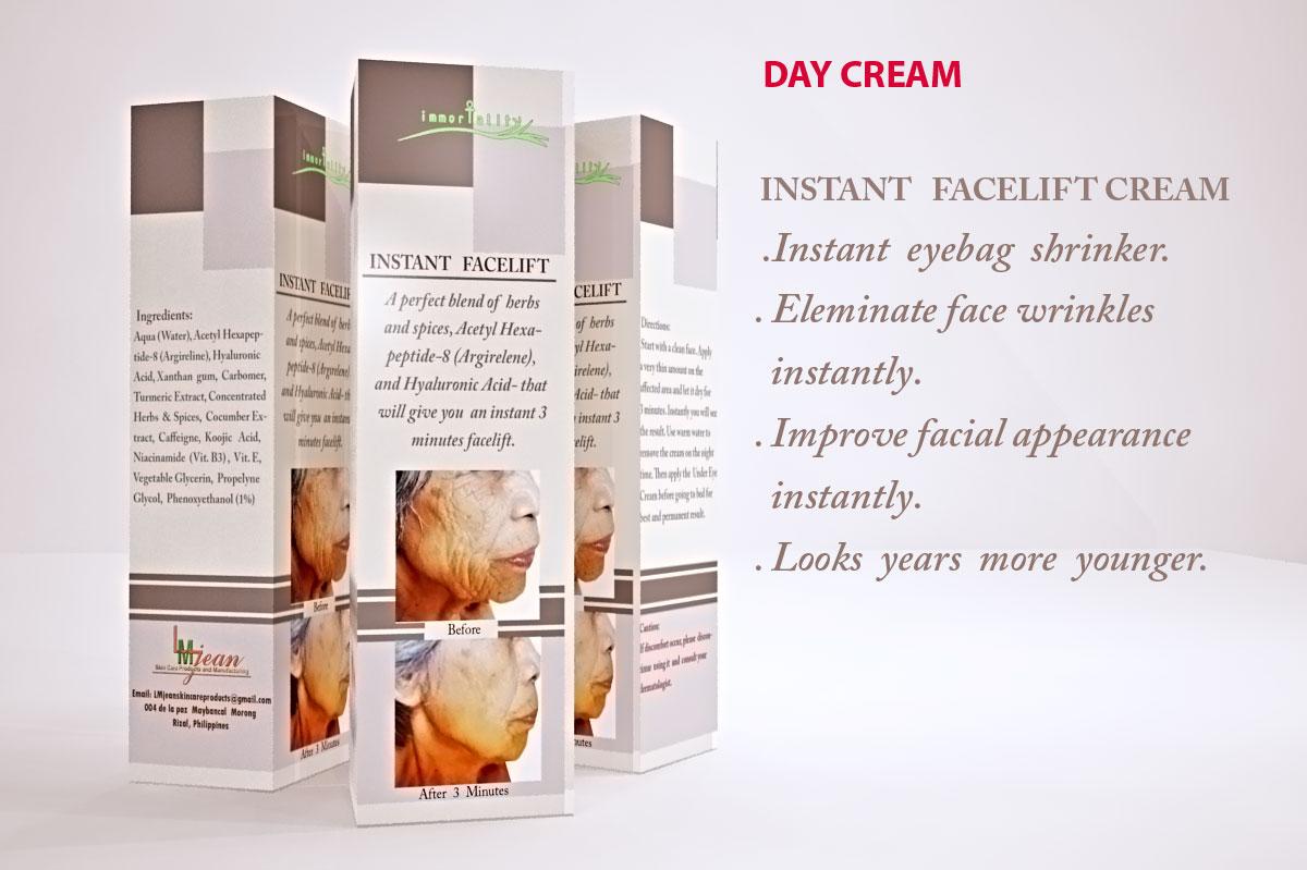 face lifting cream before and after