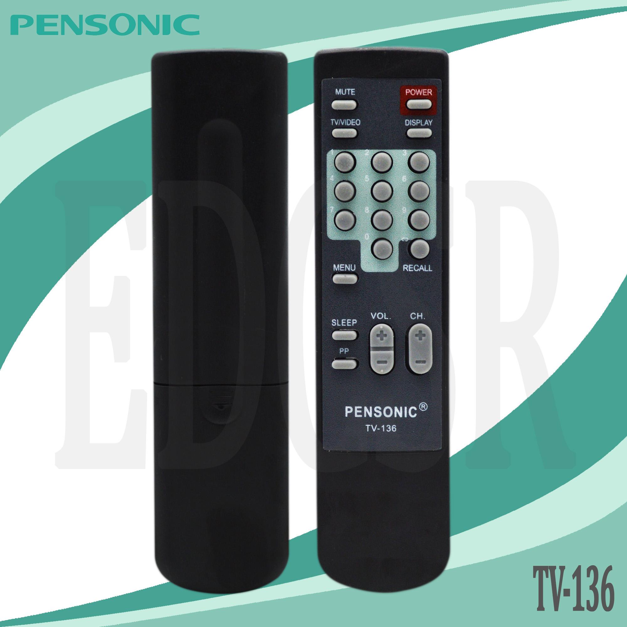 Pensonic Remote Control for CRT Television TV136 Black review and