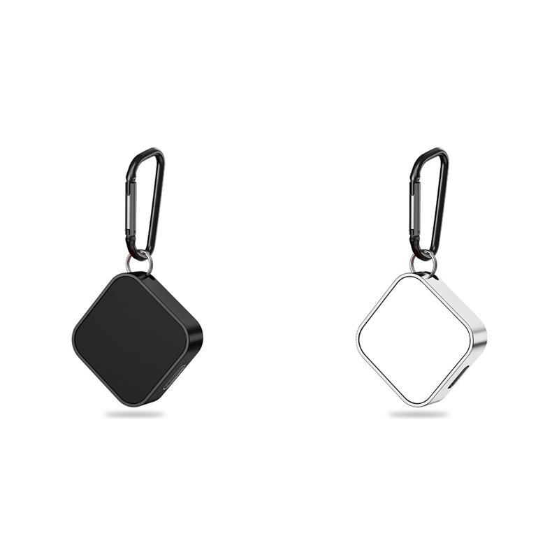 2 in 1 Magnetic Charger Adapter Portable Wireless Watch Charging Adapter Watch Charging Keychain Dock for Apple Watch 7 6 5 4 3 2 Silver White