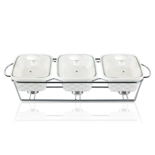 Slique 3pc casserole dish burner 2.1L