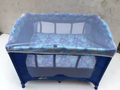 Baby Angel Portable Crib Blue PNC 8106