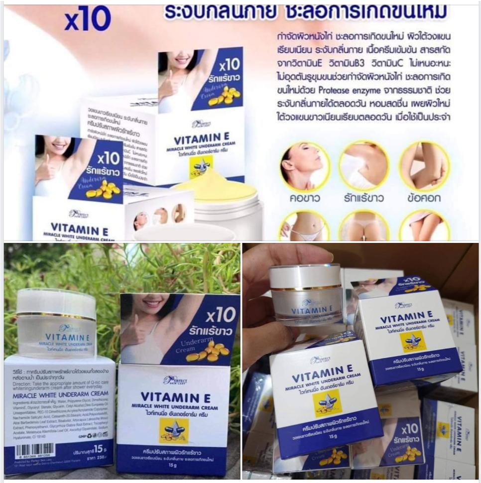 vitamin e miracle white underarm cream
