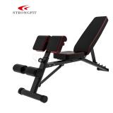 Adjustable Weight Supine Dumbbell Bench, Fitness Roman Chair for Ab Hyperextension Strength Training