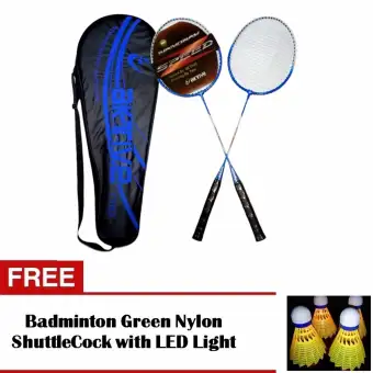 led badminton racket