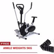 Elliptical Air Bike with Twister   FREE ANKLE WEIGHTS
