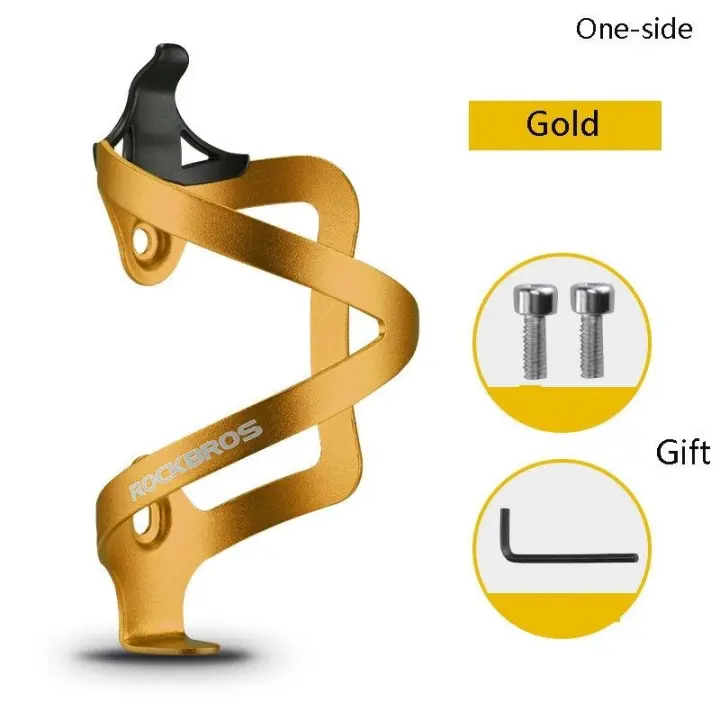 gold water bottle cage