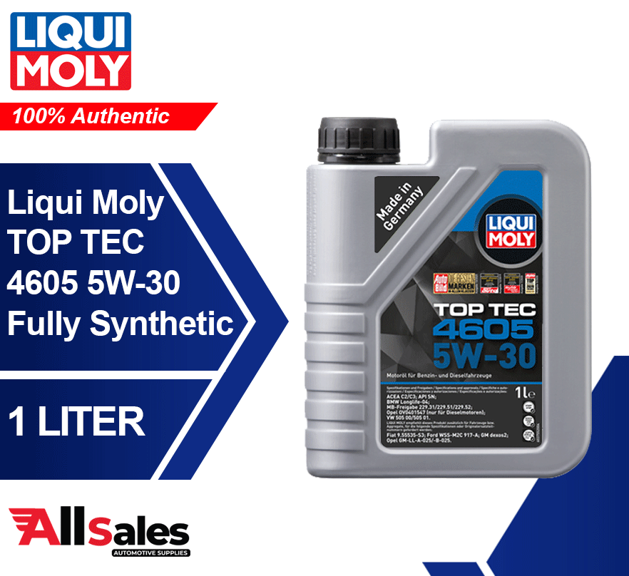LIQUI MOLY Fully Synthetic Engine Oil TOP TEC 4600 5W30 5L