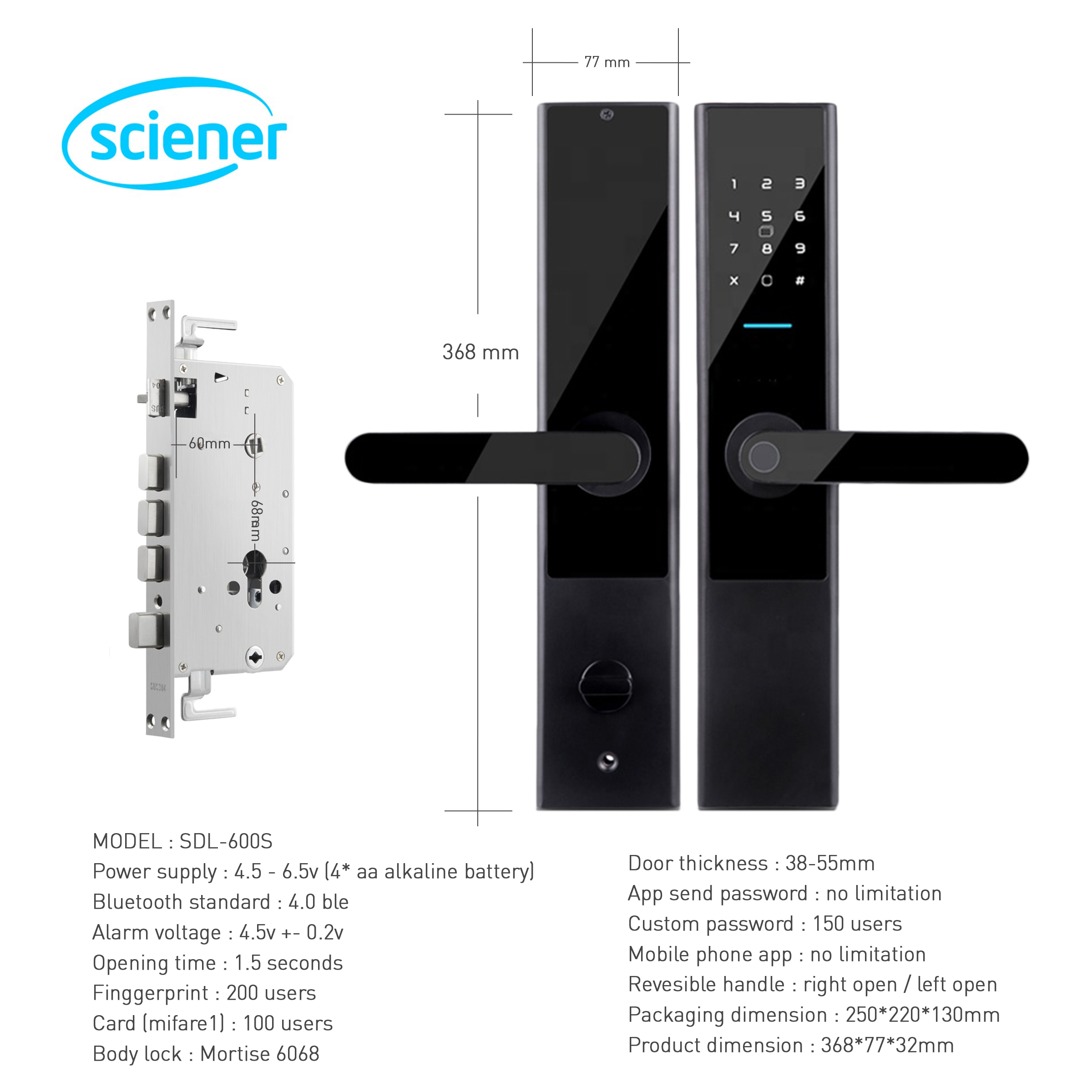 smart door lock compatible with google home