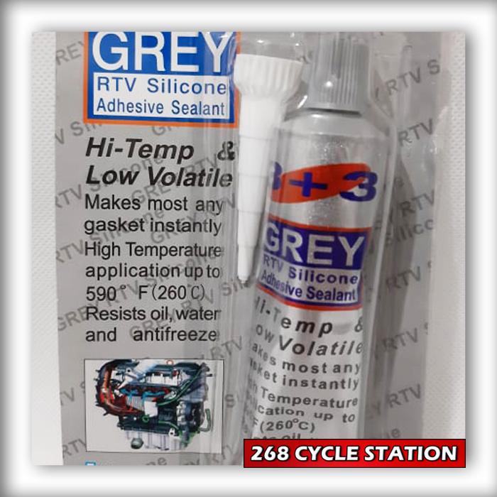 Grey RTV Silicone Adhesive Sealant Radiator Coolant Car cleaning agent