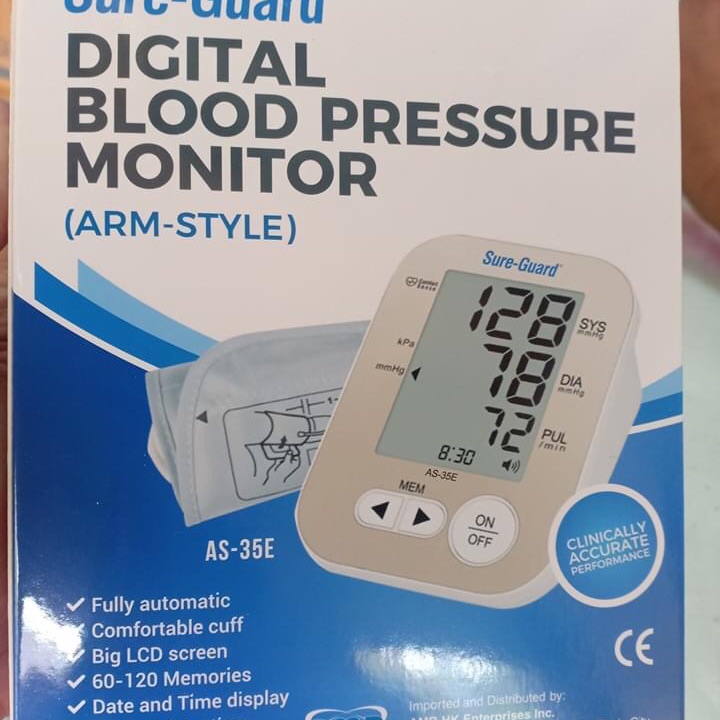 sureguard digital blood pressure monitor