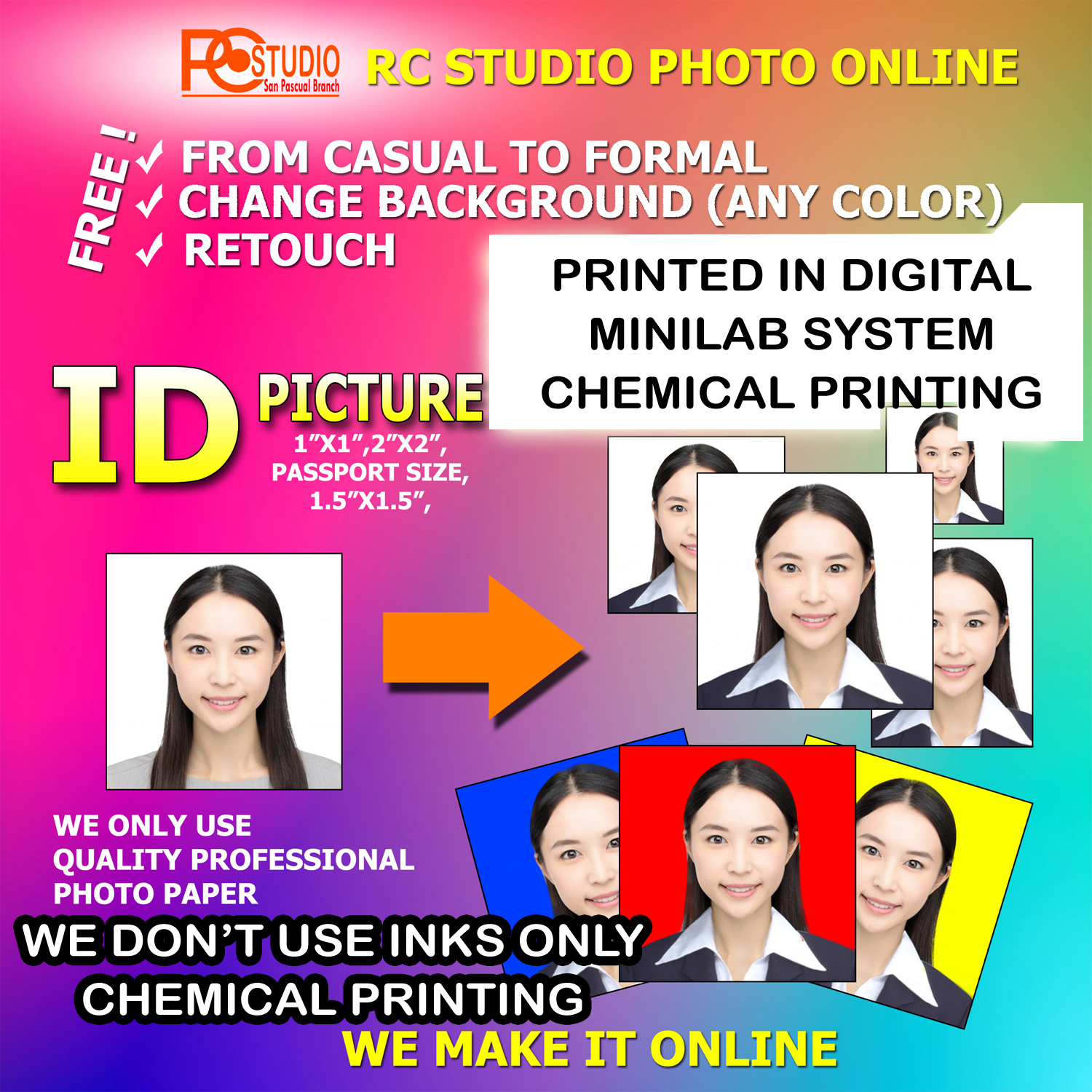 ID picture package 1x1, , passport size, 2x2 | Lazada PH