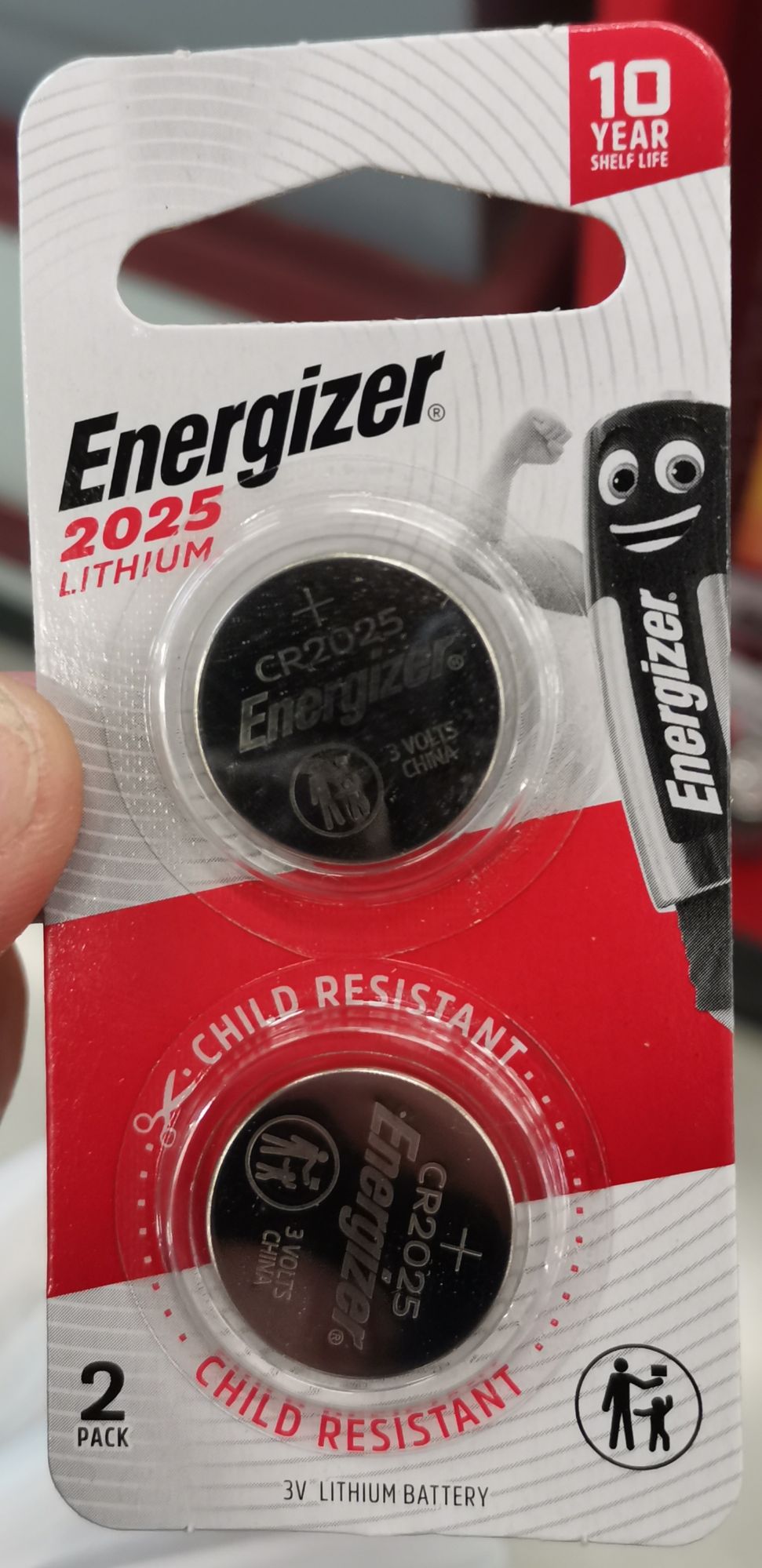 Energizer 2025 3v Lithium Battery (2Batteries In Pack) Lazada PH