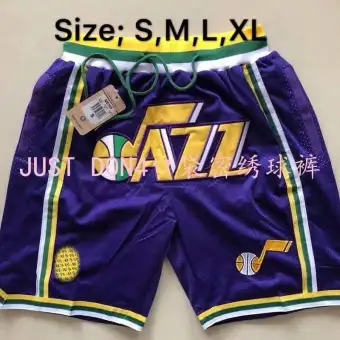 just don shorts utah jazz jersey shorts 
