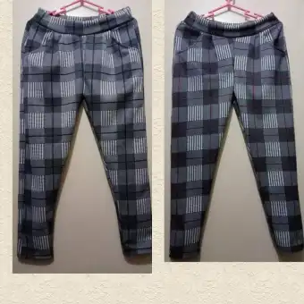 checkered pants for ladies