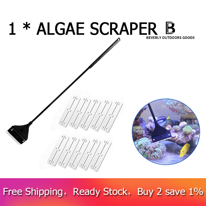 Aquarium Algae Scraper Fish Tank Cleaner Maintenance Glass Cleaner