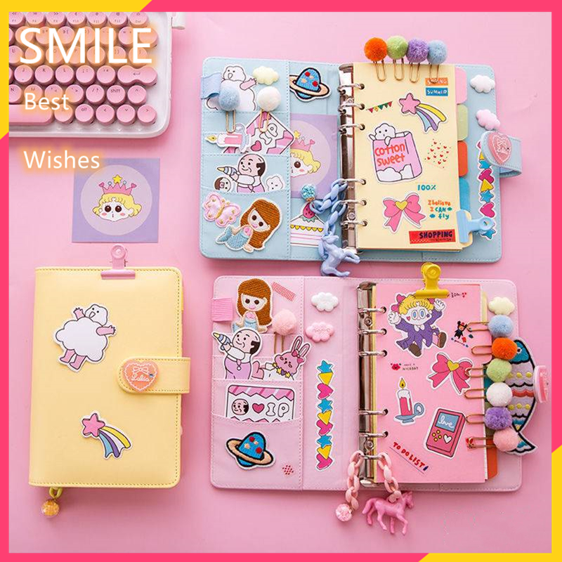【COD】Korean Version of Cute Cartoon Diary Binder Notebook Diary Notepad