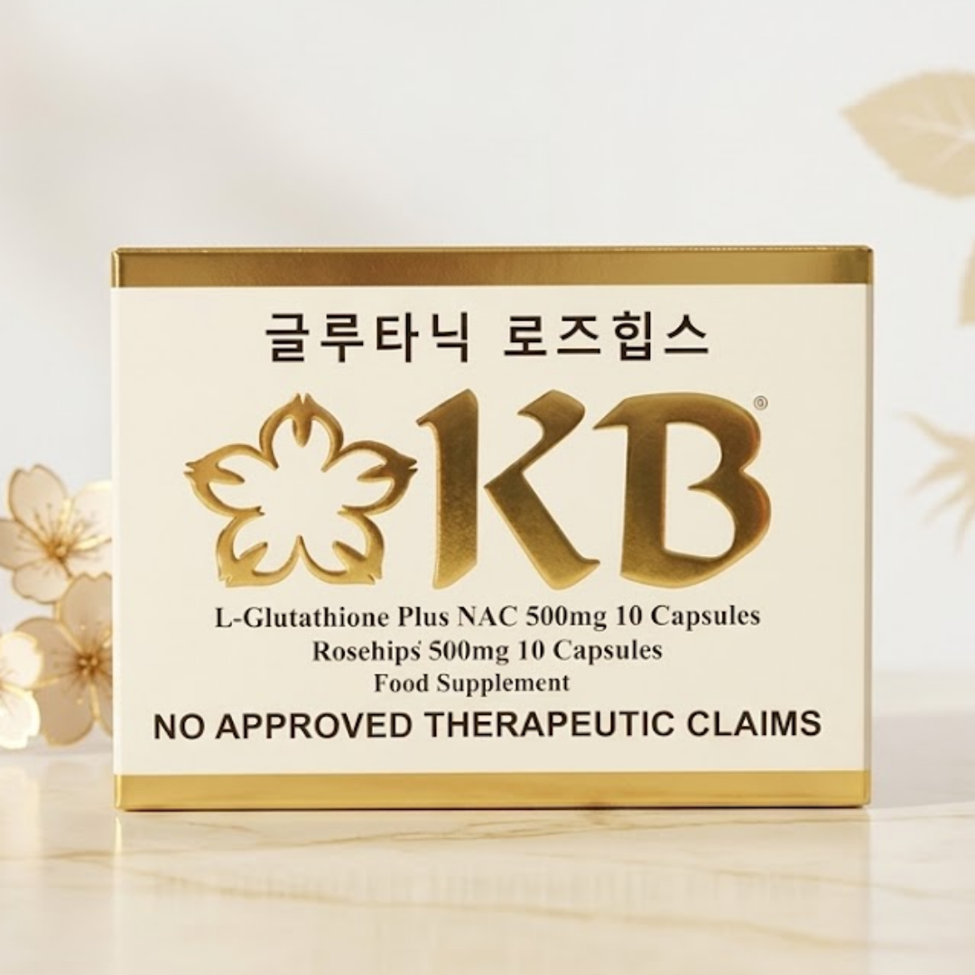 kb glutathione plus nac L-Glutathione 10 Capsules + KB Rosehips 10 Capsules | Food Supplement glutathione conjugation in drug Dehydrated Skin Size:Medium