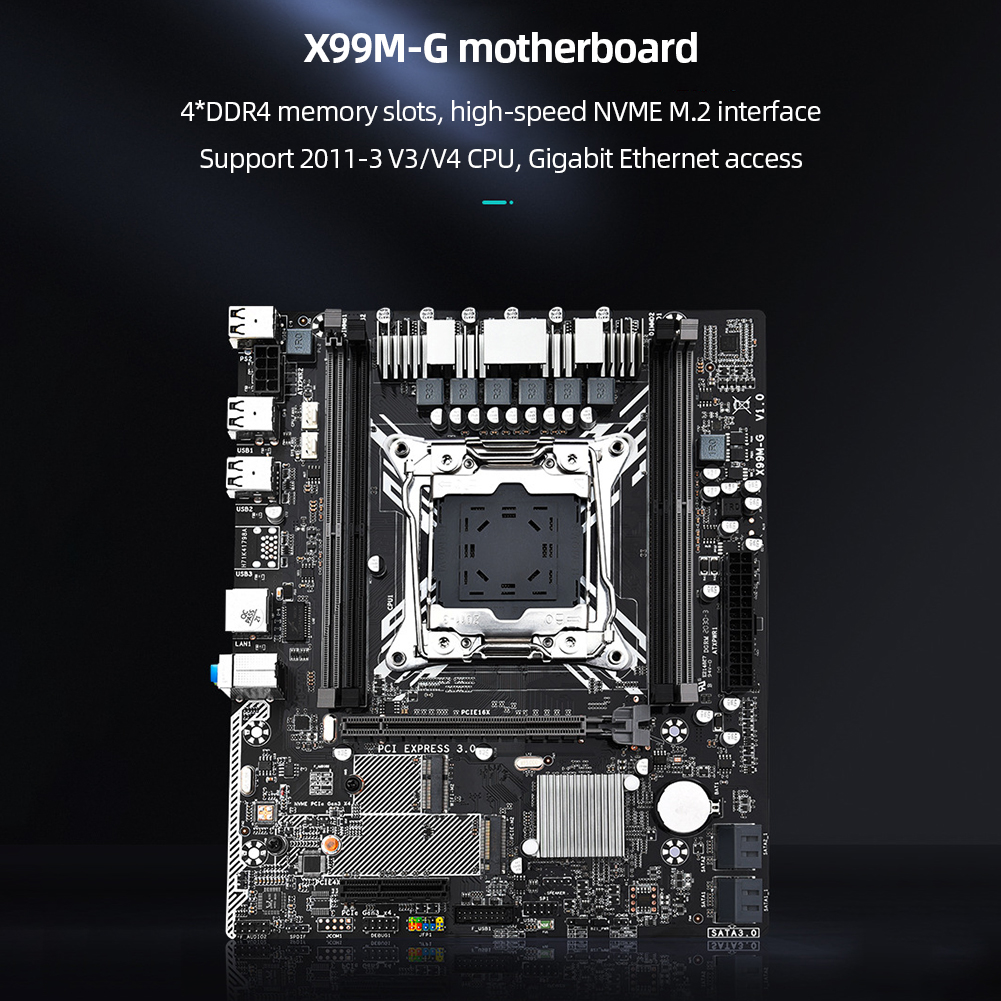 X99M-G Computer Motherboard MATX Desktop Computer MainBoard Memory ...