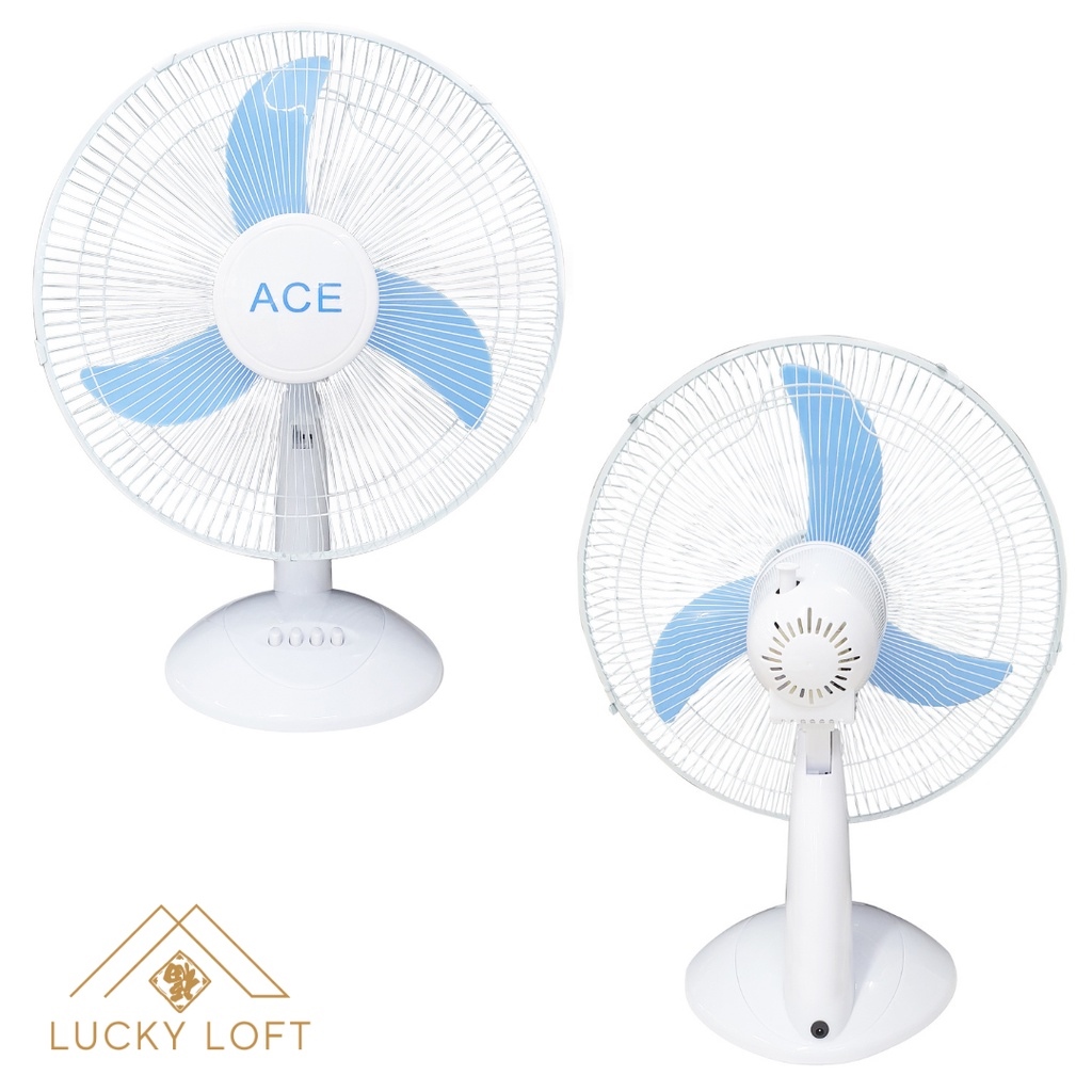 [Hot sales] ACE DC12V 16 Desk Fan (Solar Battery operated) SOLAR DC 12