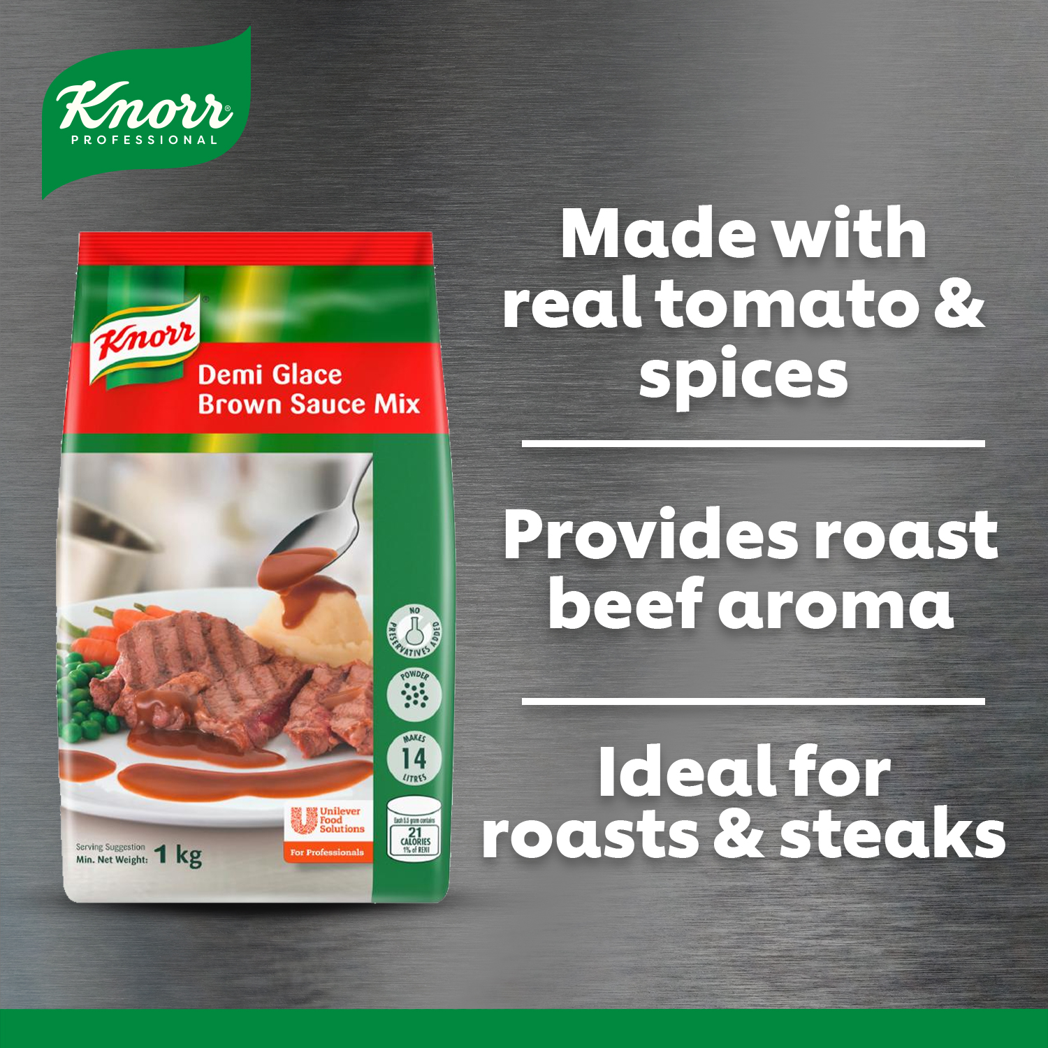 Knorr 1 Lb. 10 Oz. Ultimate Demi Glace Sauce, Makes 2 Gallon - View #9