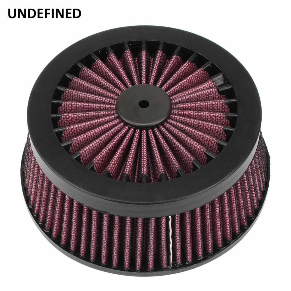 Motorcycle Air Filter Element Replacement Intake Cleaner Filter Black