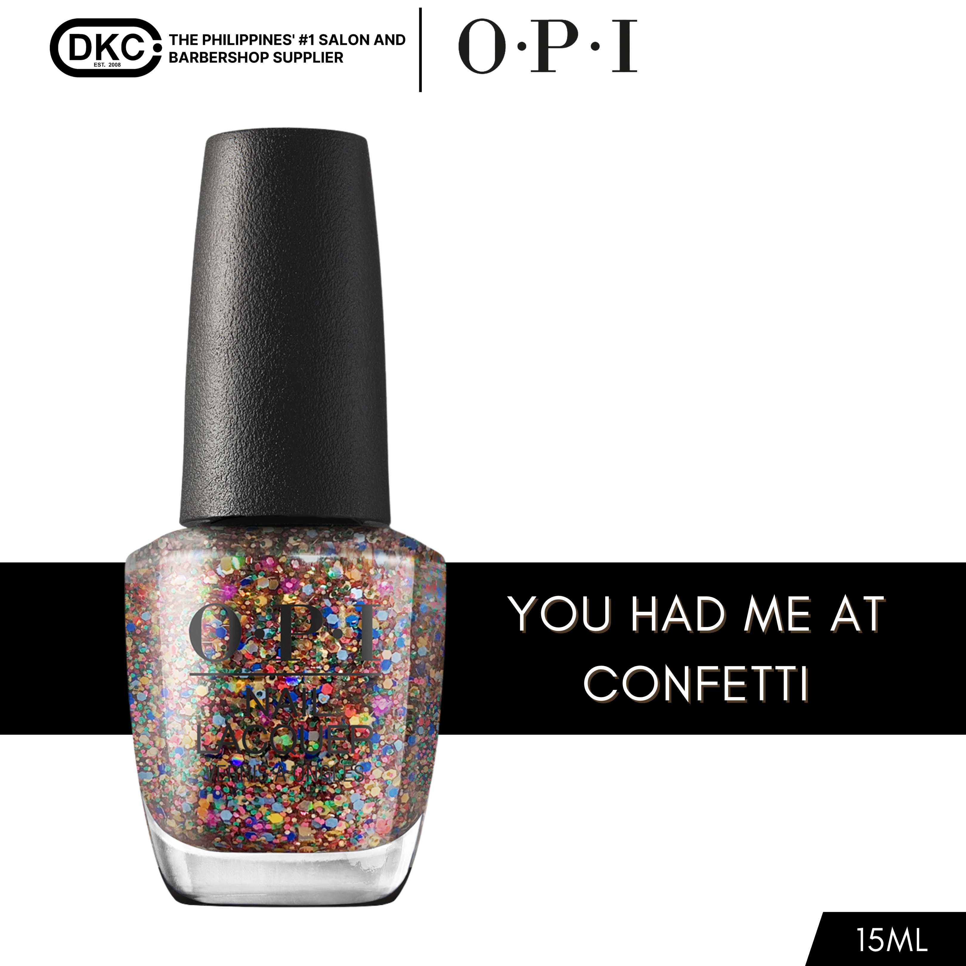 OPI Glitter Topper Nail Polish - You Had Me at Confetti 15ml (HRN15)