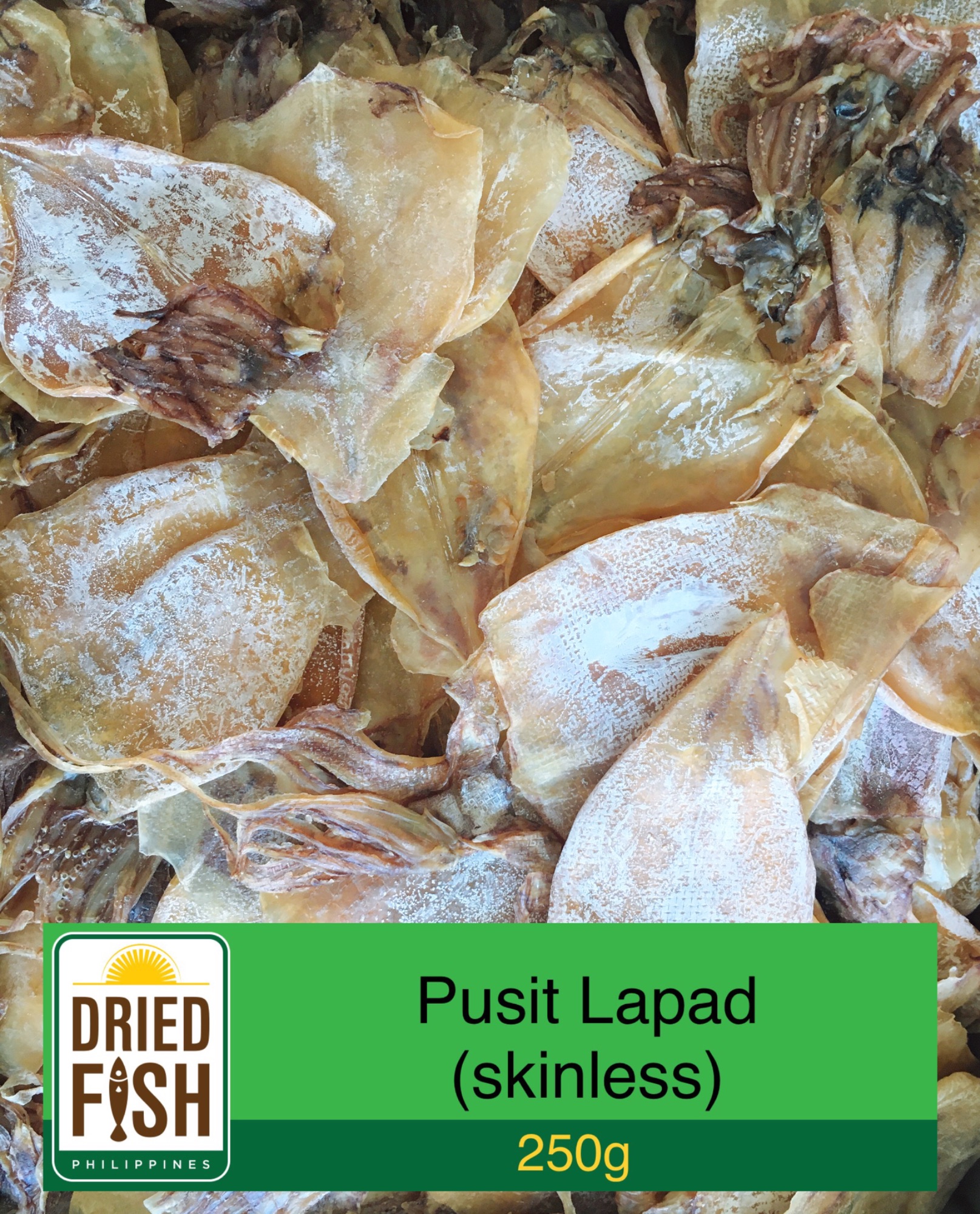 DFP Dried Pusit Lapad/Squid (Skinless) 250g Lazada PH