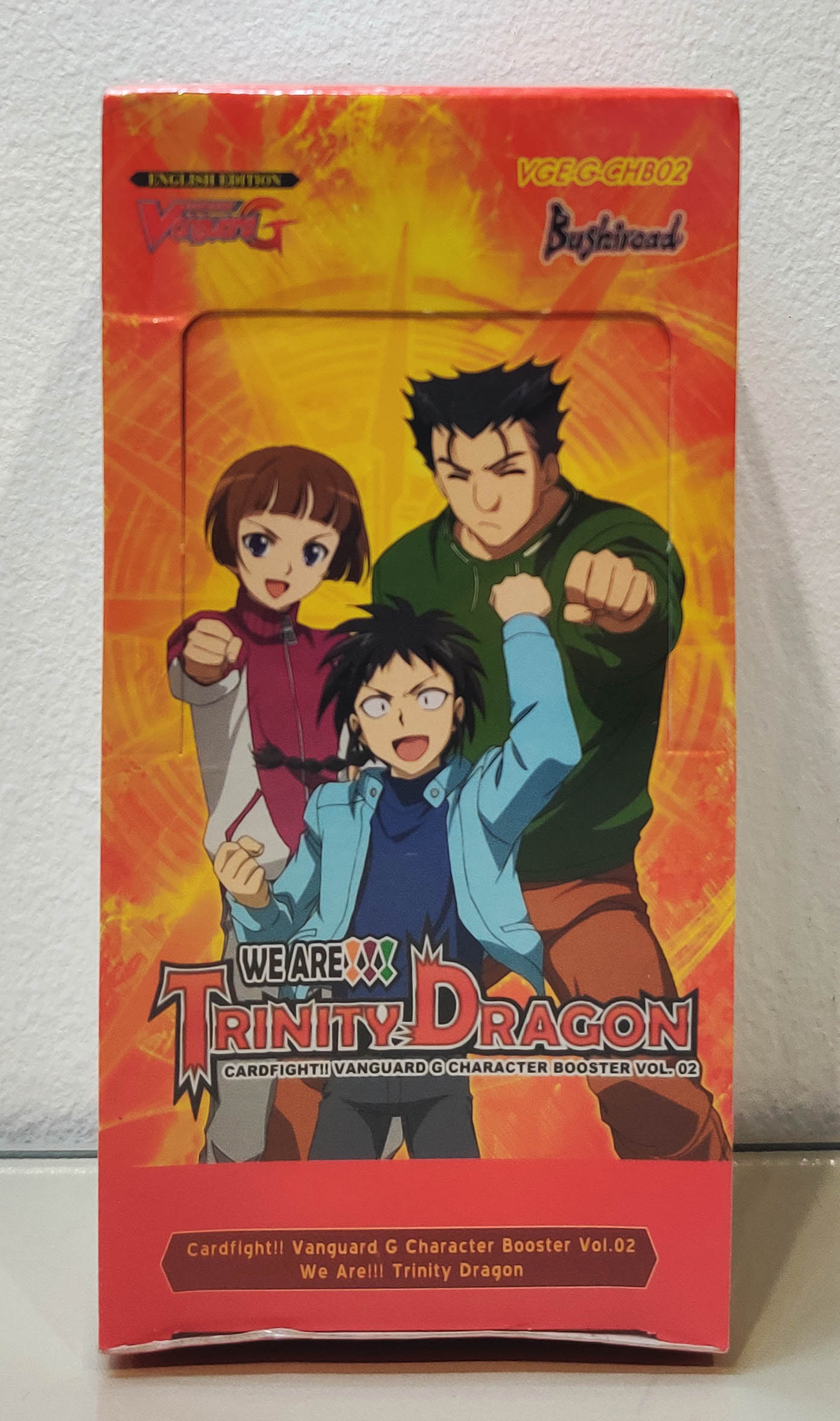 we are trinity dragon booster box Ball Super Masters Three Glorious Fighters Your battles will soon be augmented with unrivaled power Cardfight!! Vanguard We Are!!! Trinity