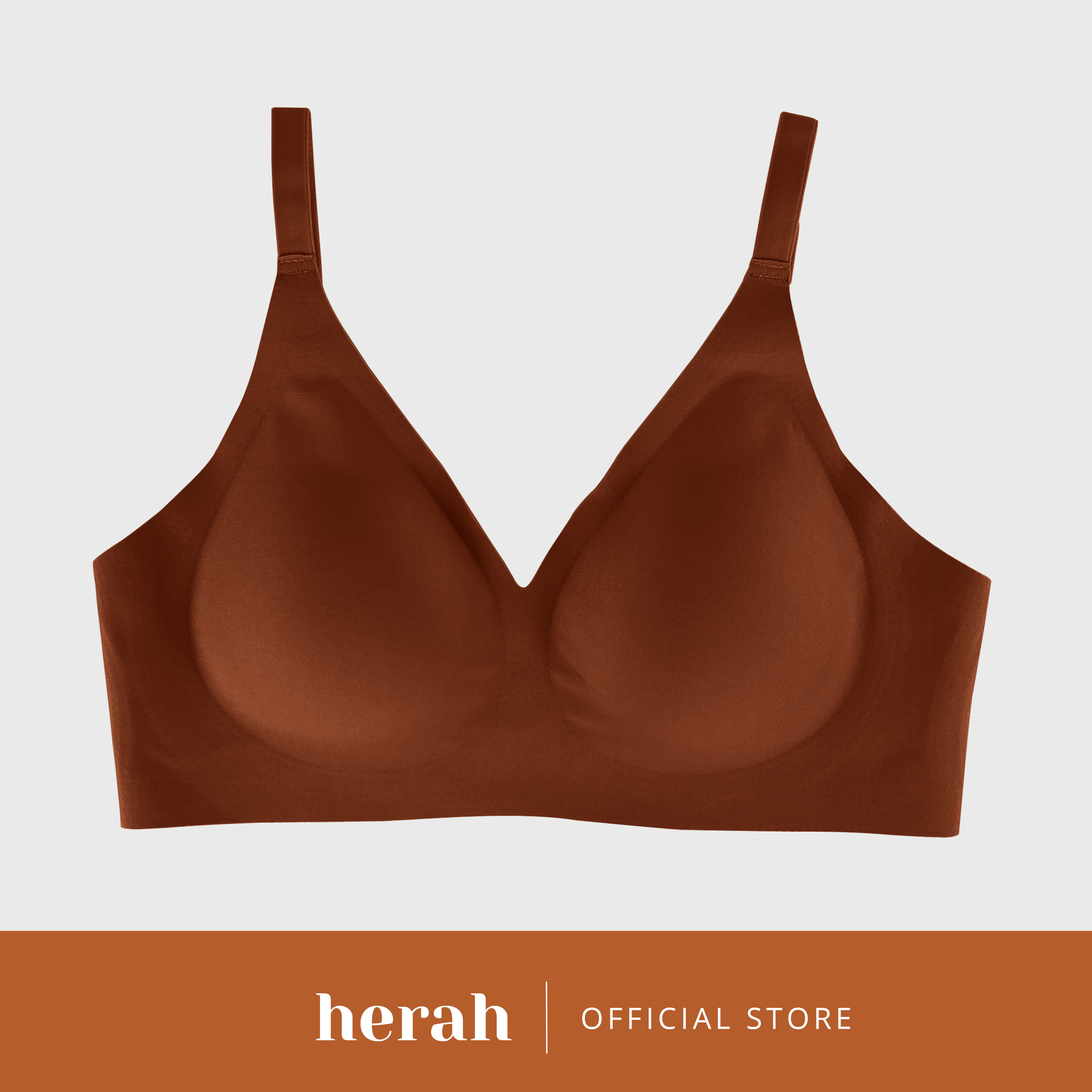 Herah Seamless Wireless Bra with Buckle for Petite to Plus Size Women -  Single Pack (XS-2XL)