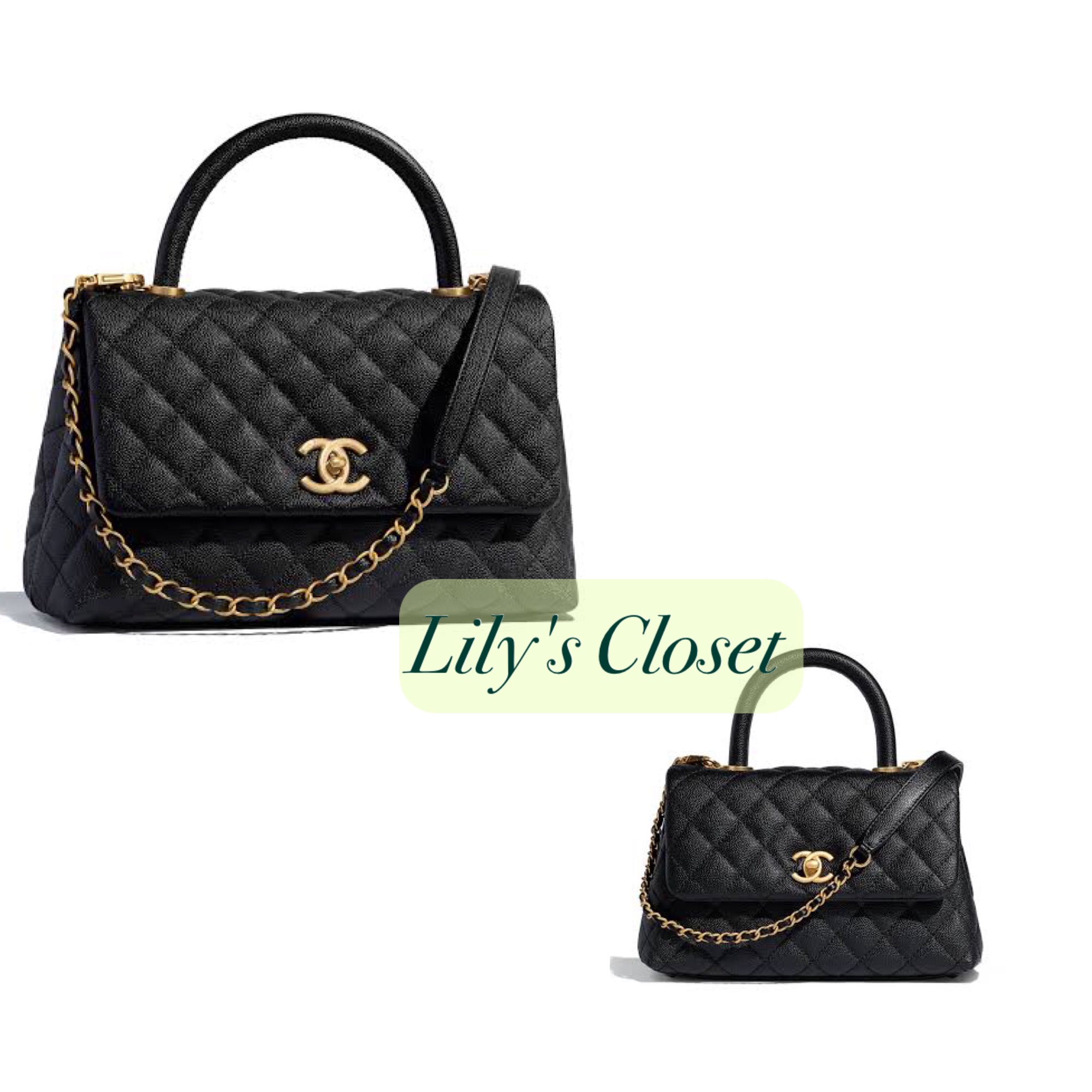 black chanel sling bag