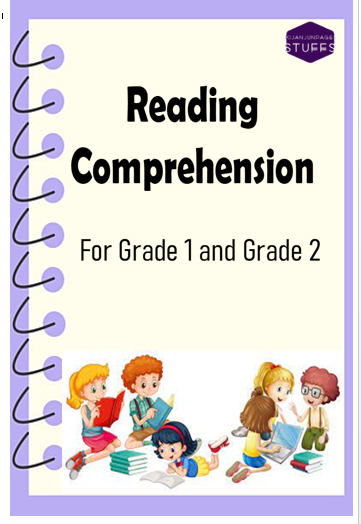 Reading Comprehension for Grade 1 &2 BOOKBIND 27 PAGES A4 SIZE | Lazada PH