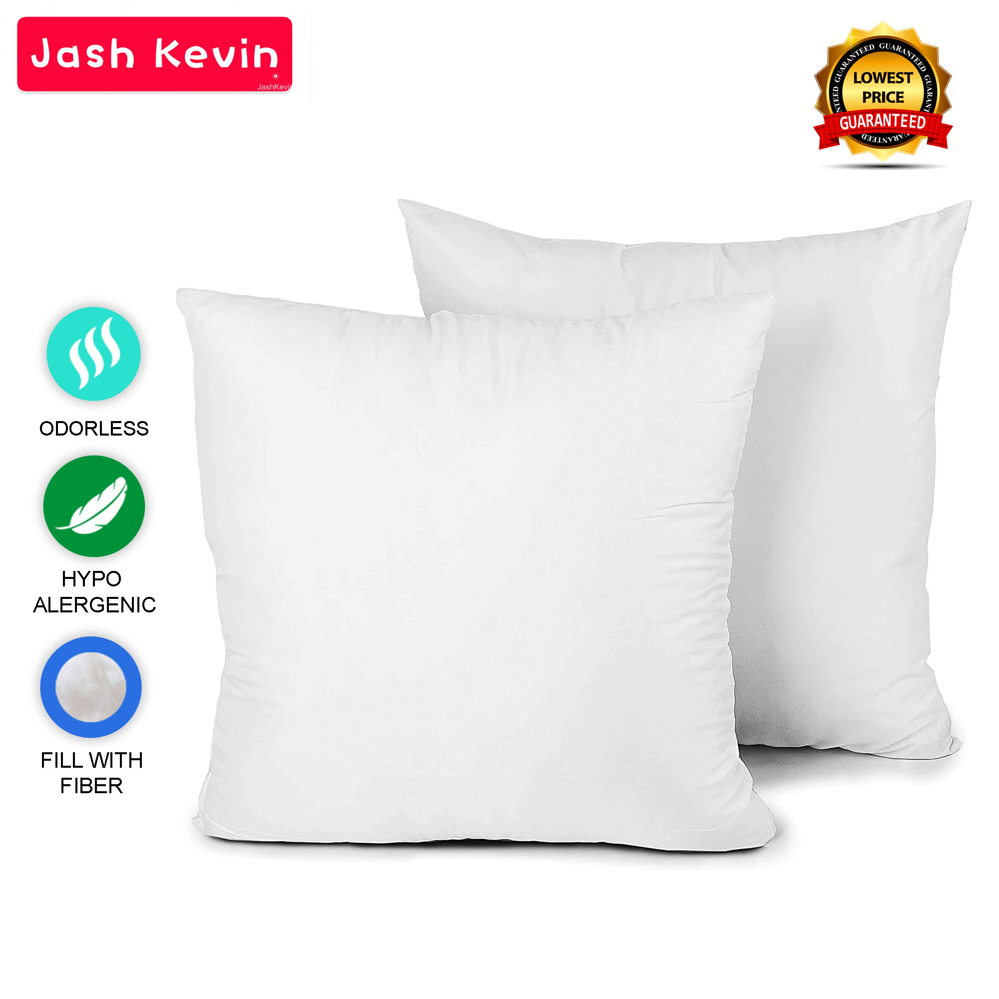 plain white throw pillow